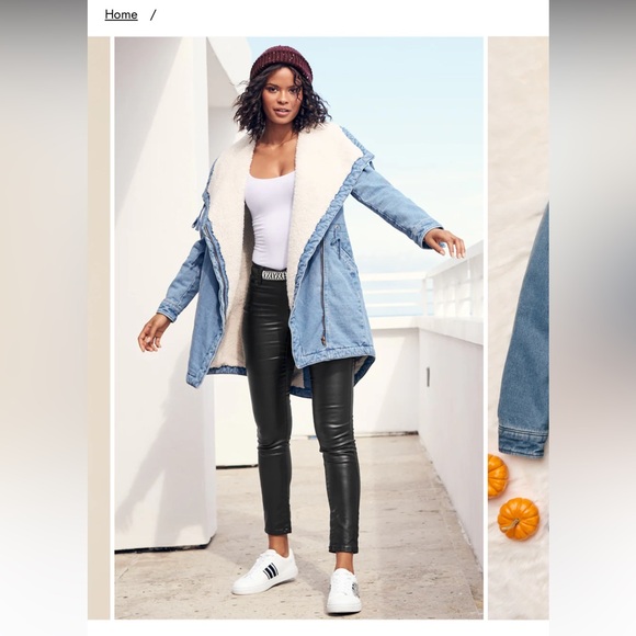 Sherpa Lined Denim Coat 🐻❄️☁️ - Picture 5 of 11